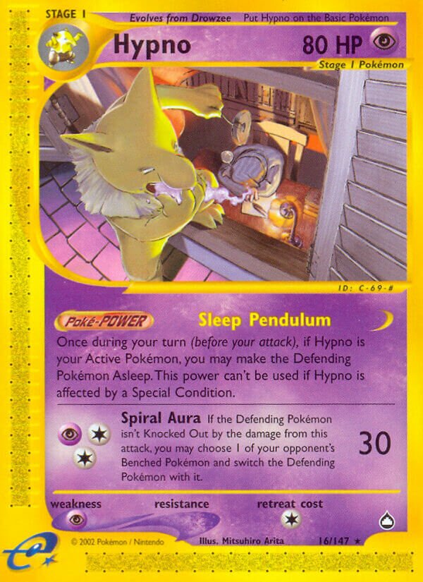Hypno 016/186 — Aquapolis (English Pokémon TCG card)