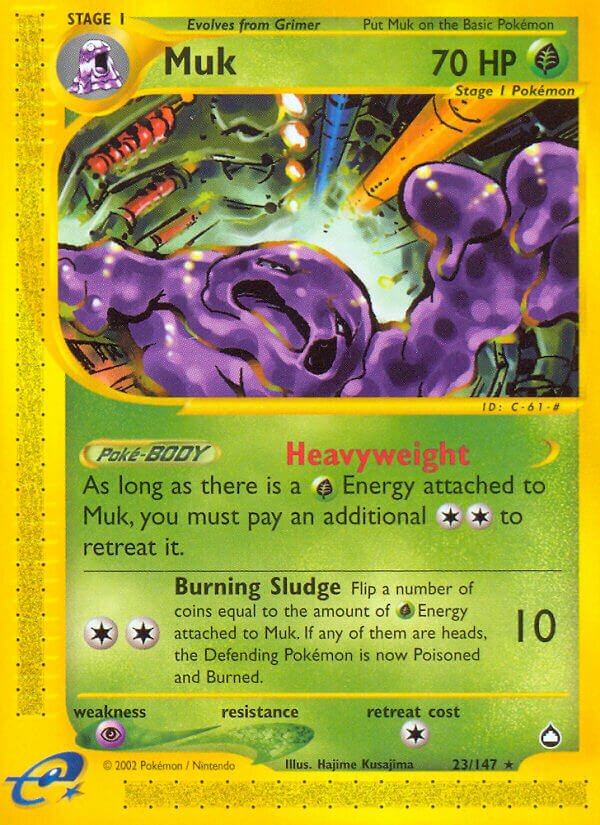 Muk 023/186 — Aquapolis (English Pokémon TCG card)
