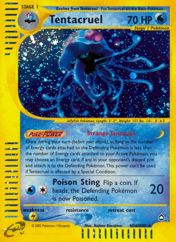 Tentacruel H26 — Aquapolis (English Pokémon TCG card)