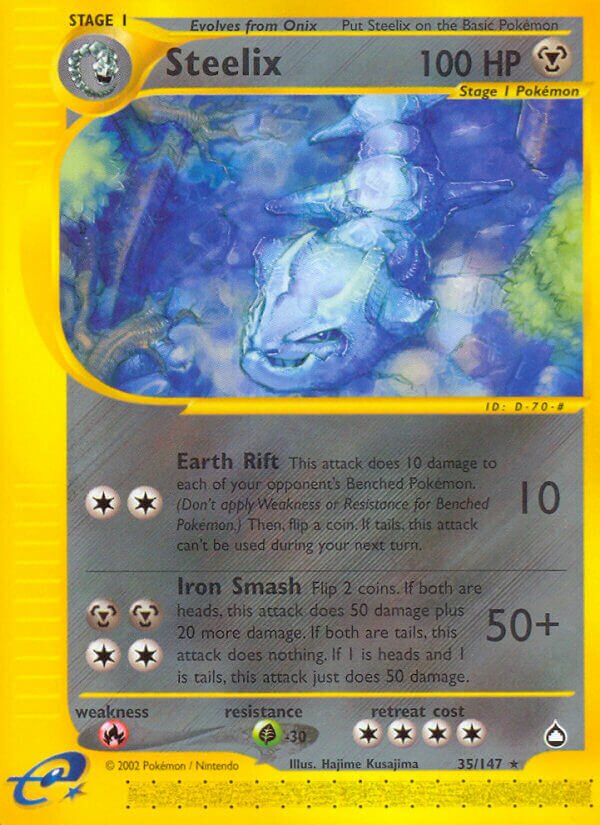 Steelix 035/186 — Aquapolis (English Pokémon TCG card)