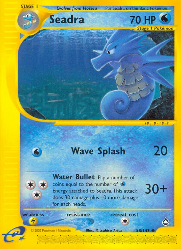 Seadra 058/186 — Aquapolis (English Pokémon TCG card)