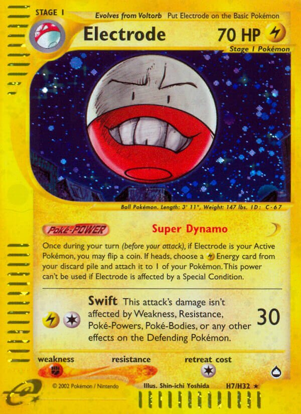 Electrode H7 — Aquapolis (English Pokémon TCG card)