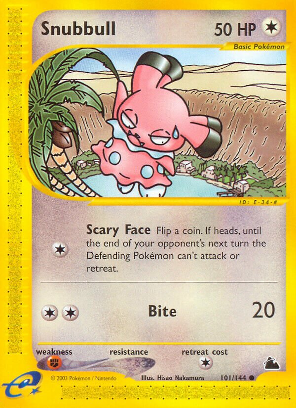 Snubbull 101/182 — Skyridge (English Pokémon TCG card)