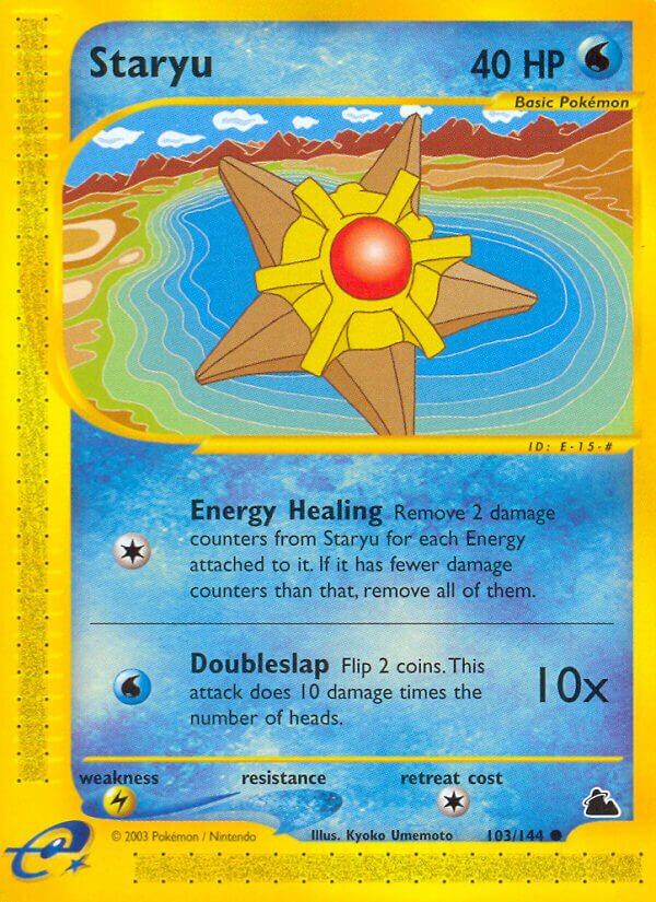 Staryu 103/182 — Skyridge (English Pokémon TCG card)