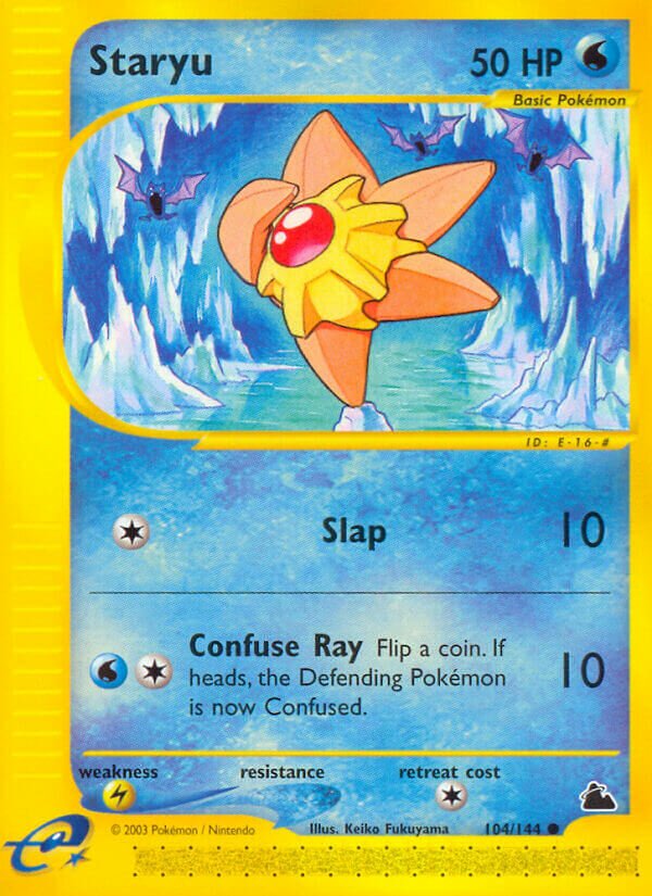Staryu 104/182 — Skyridge (English Pokémon TCG card)