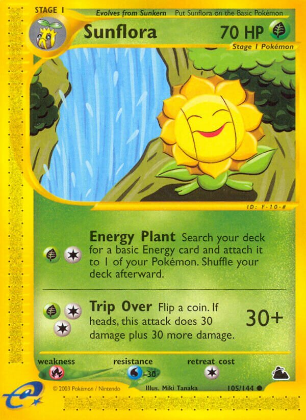 Sunflora 105/182 — Skyridge (English Pokémon TCG card)