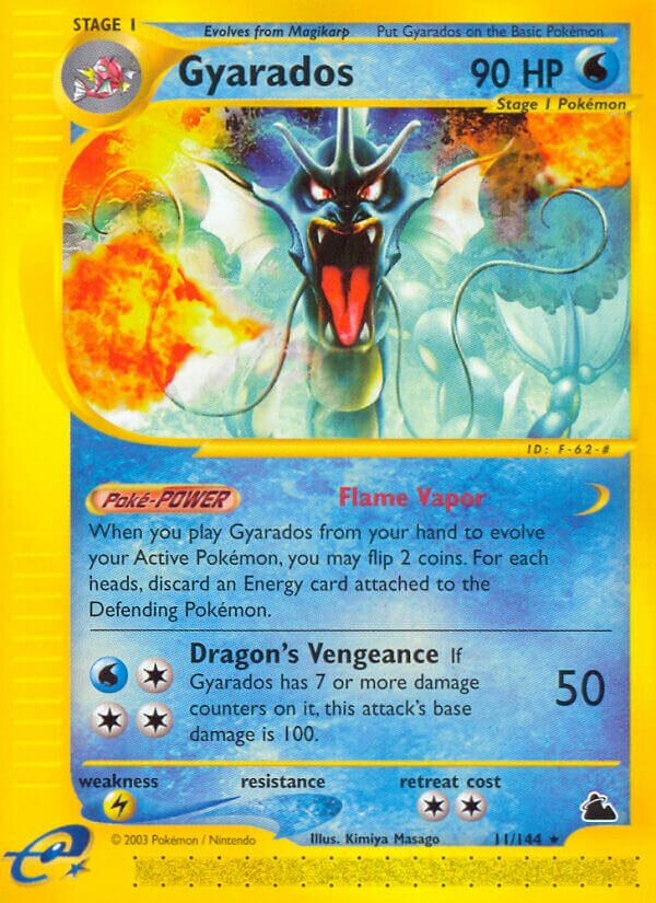 Gyarados 011/182 — Skyridge (English Pokémon TCG card)
