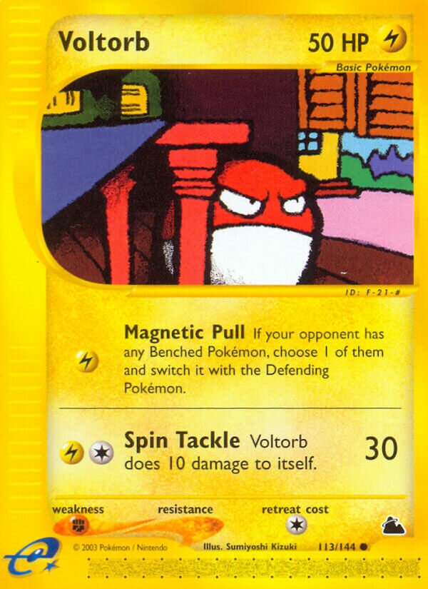 Voltorb 113/182 — Skyridge (English Pokémon TCG card)