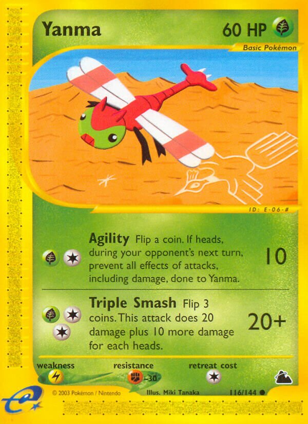 Yanma 116/182 — Skyridge (English Pokémon TCG card)