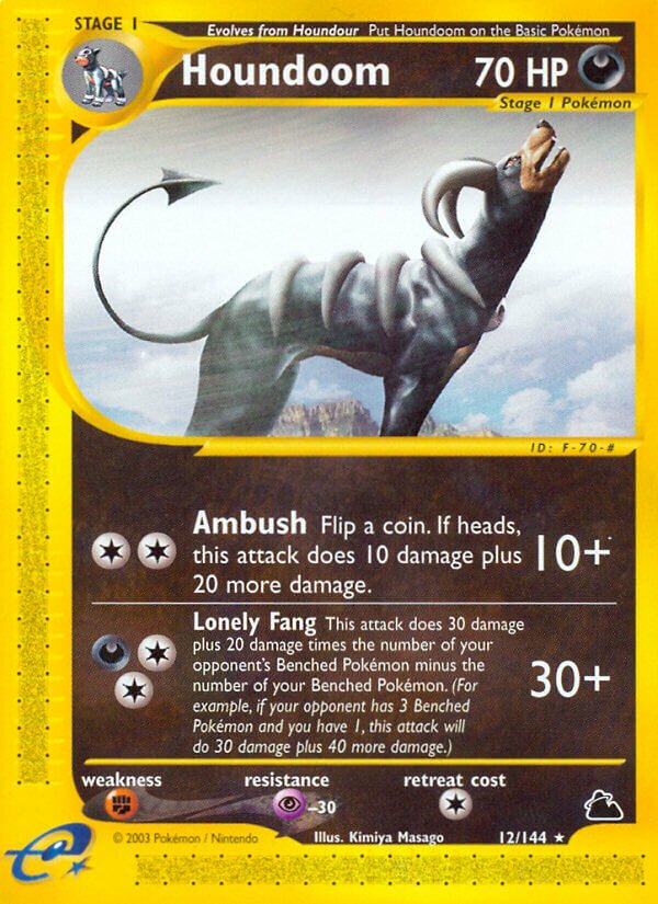 Houndoom 012/182 — Skyridge (English Pokémon TCG card)