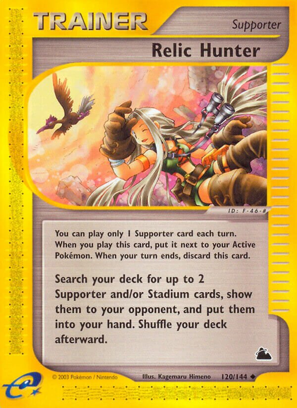 Relic Hunter 120/182 — Skyridge (English Pokémon TCG card)