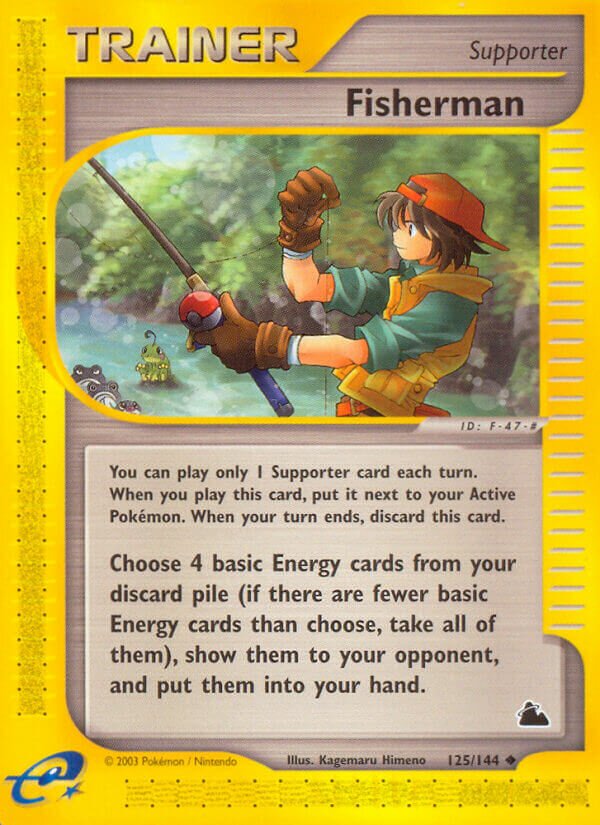 Fisherman 125/182 — Skyridge (English Pokémon TCG card)