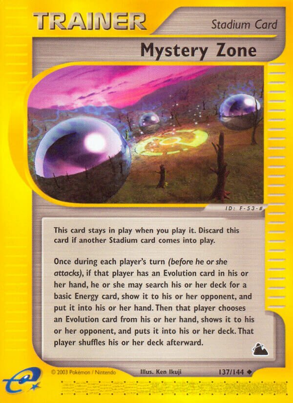 Mystery Zone 137/182 — Skyridge (English Pokémon TCG card)