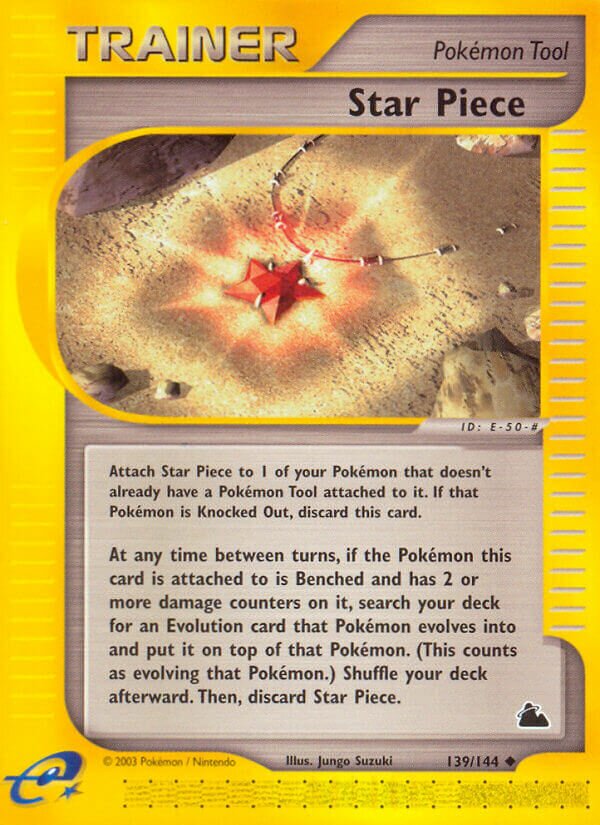 Star Piece 139/182 — Skyridge (English Pokémon TCG card)