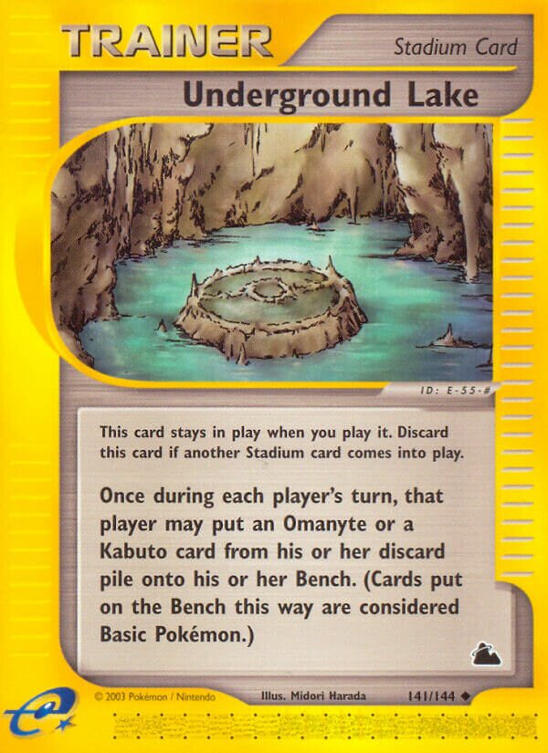 Underground Lake 141/182 — Skyridge (English Pokémon TCG card)