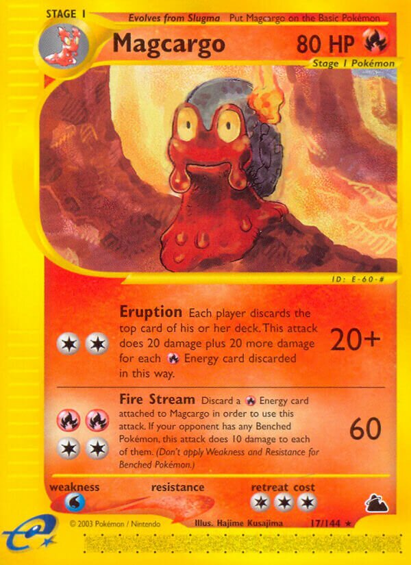 Magcargo 017/182 — Skyridge (English Pokémon TCG card)