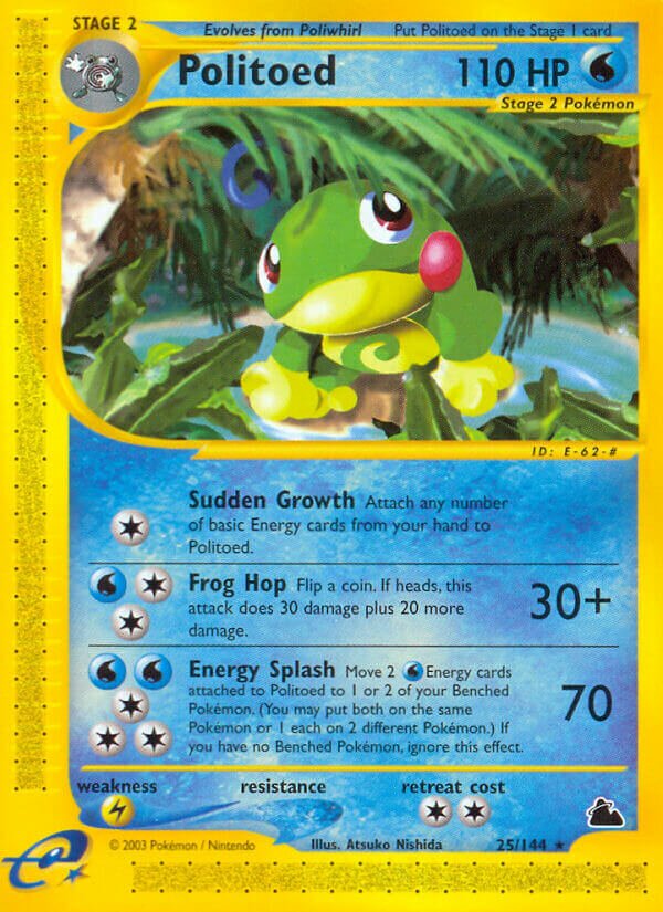 Politoed 025/182 — Skyridge (English Pokémon TCG card)
