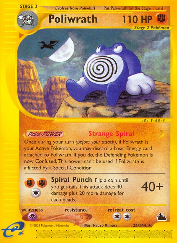 Poliwrath 026/182 — Skyridge (English Pokémon TCG card)