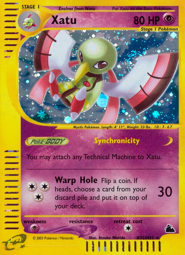 Xatu H30 — Skyridge (English Pokémon TCG card)