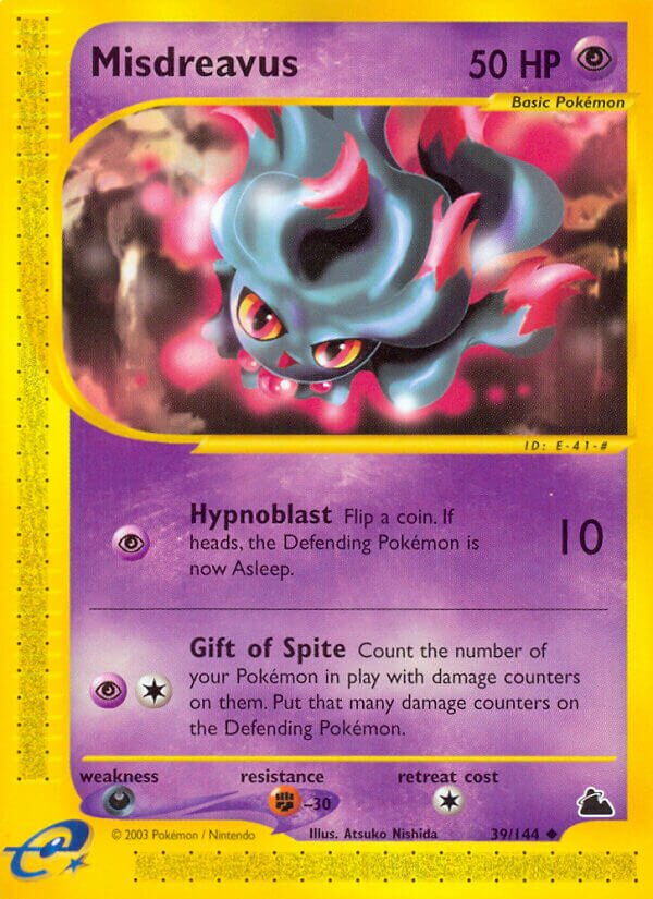 Misdreavus 039/182 — Skyridge (English Pokémon TCG card)