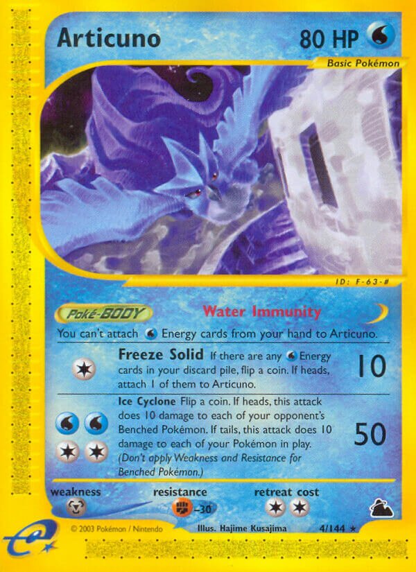Articuno 004/182 — Skyridge (English Pokémon TCG card)