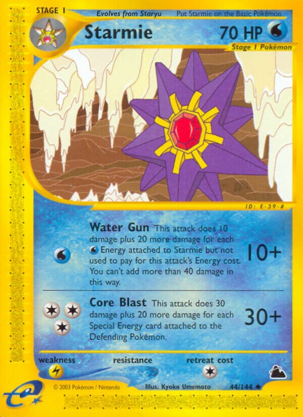 Starmie 044/182 — Skyridge (English Pokémon TCG card)
