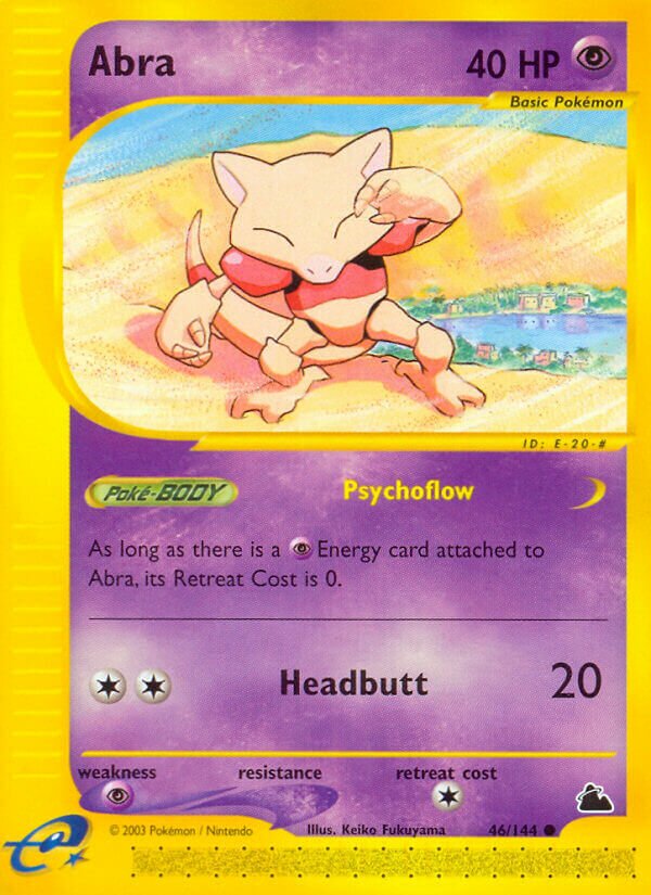 Abra 046/182 — Skyridge (English Pokémon TCG card)