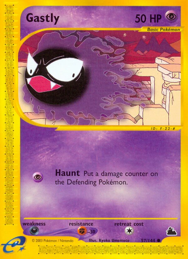 Gastly 057/182 — Skyridge (English Pokémon TCG card)