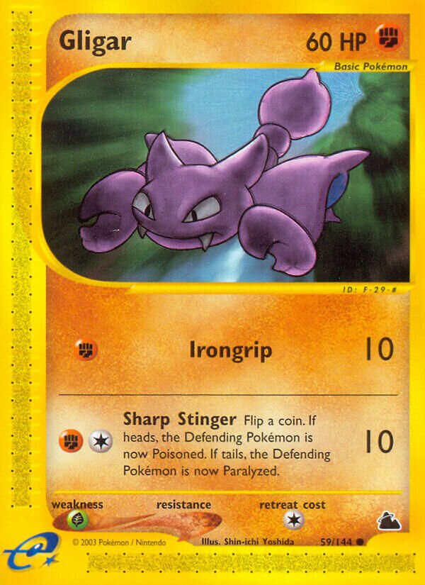 Gligar 059/182 — Skyridge (English Pokémon TCG card)
