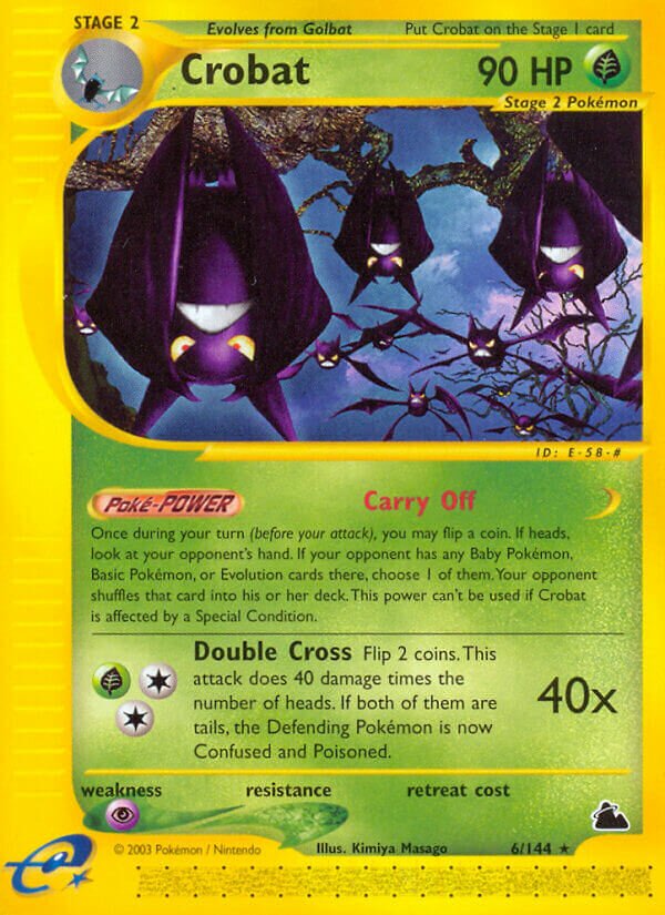 Crobat 006/182 — Skyridge (English Pokémon TCG card)