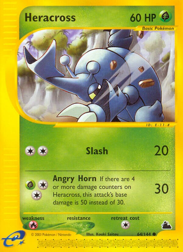 Heracross 064/182 — Skyridge (English Pokémon TCG card)