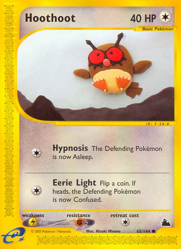 Hoothoot 065/182 — Skyridge (English Pokémon TCG card)