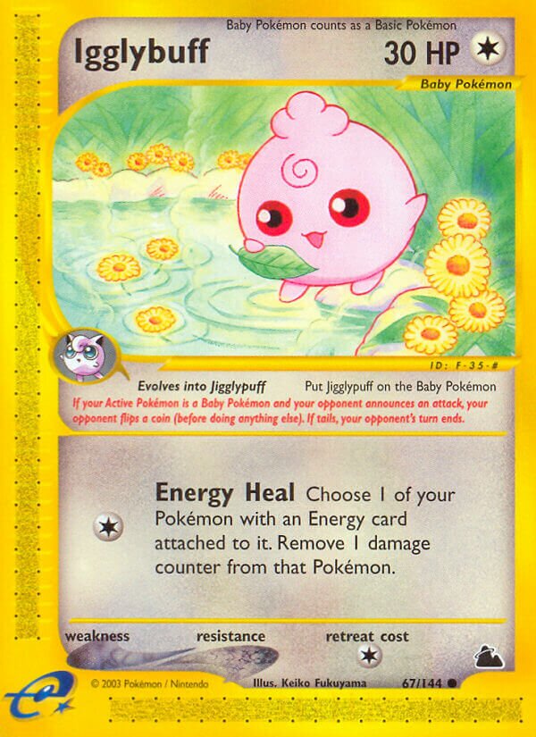 Igglybuff 067/182 — Skyridge (English Pokémon TCG card)