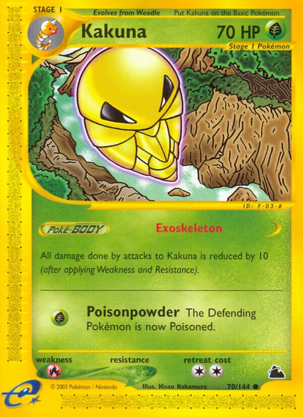Kakuna 070/182 — Skyridge (English Pokémon TCG card)