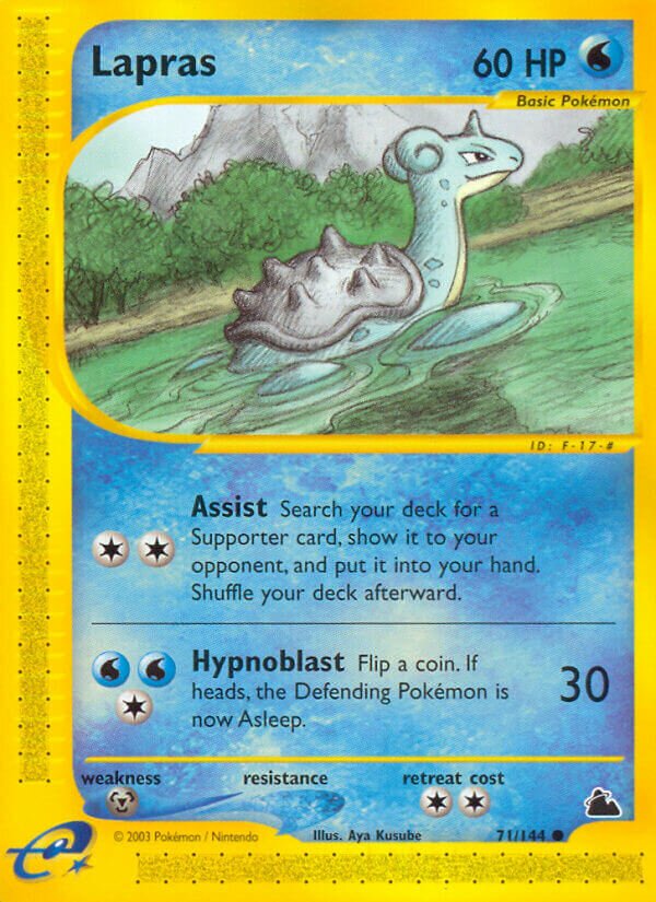 Lapras 071/182 — Skyridge (English Pokémon TCG card)