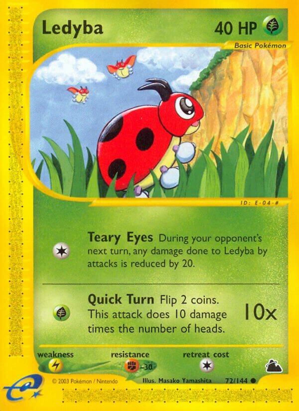Ledyba 072/182 — Skyridge (English Pokémon TCG card)