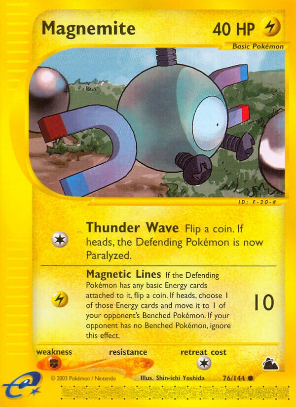 Magnemite 076/182 — Skyridge (English Pokémon TCG card)