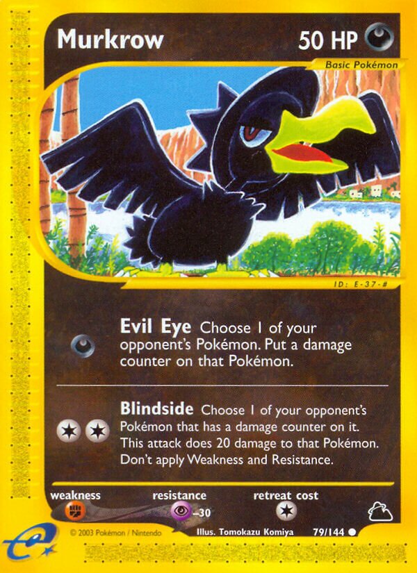 Murkrow 079/182 — Skyridge (English Pokémon TCG card)