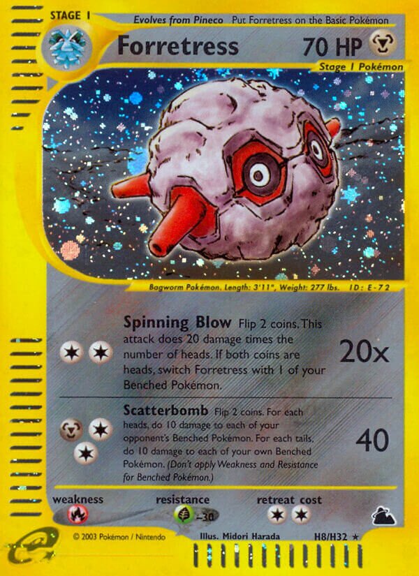 Forretress H8 — Skyridge (English Pokémon TCG card)