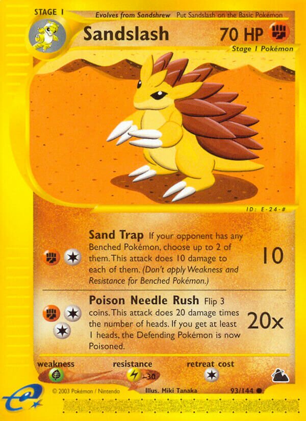 Sandslash 093/182 — Skyridge (English Pokémon TCG card)