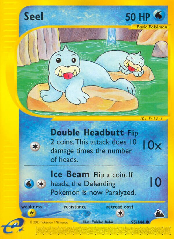 Seel 095/182 — Skyridge (English Pokémon TCG card)