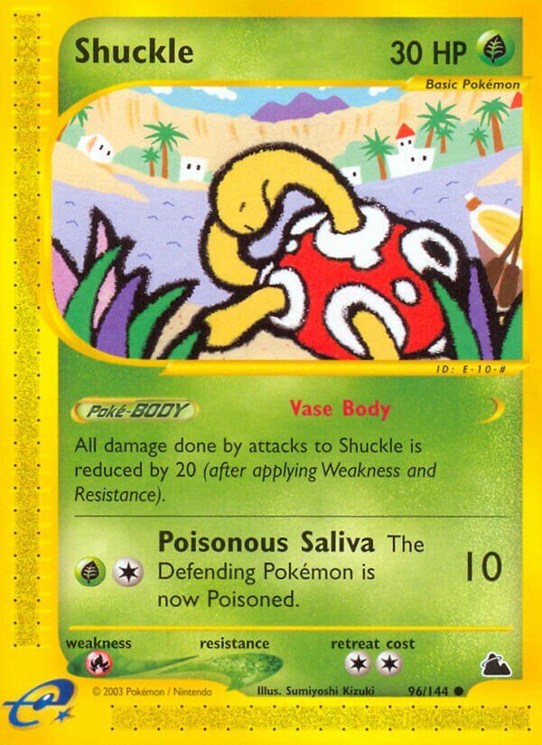 Shuckle 096/182 — Skyridge (English Pokémon TCG card)