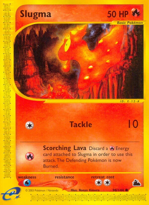 Slugma 098/182 — Skyridge (English Pokémon TCG card)