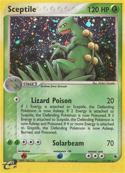 Sceptile 011/109 — EX Ruby & Sapphire (English Pokémon TCG card)