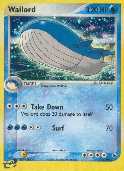 Wailord 014/109 — EX Ruby & Sapphire (English Pokémon TCG card)