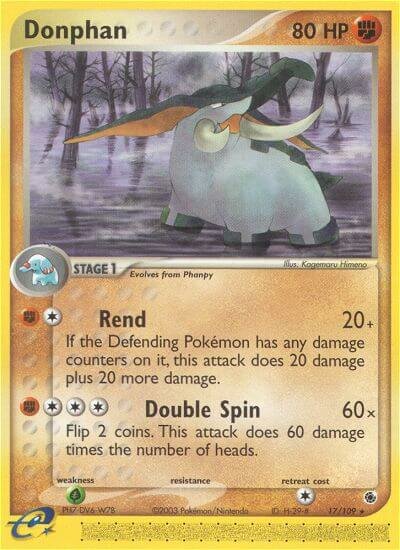 Donphan 017/109 — EX Ruby & Sapphire (English Pokémon TCG card)