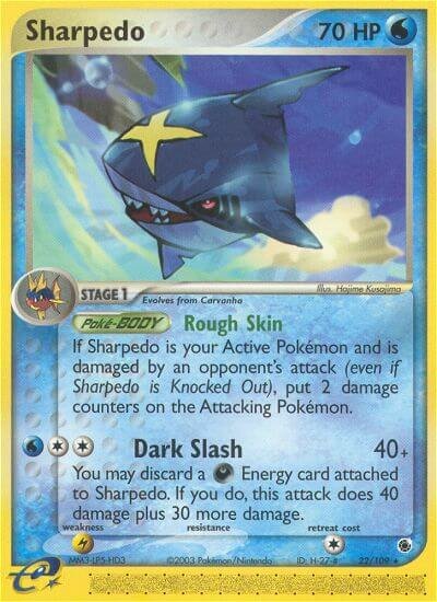 Sharpedo 022/109 — EX Ruby & Sapphire (English Pokémon TCG card)