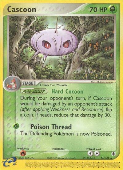 Cascoon 026/109 — EX Ruby & Sapphire (English Pokémon TCG card)