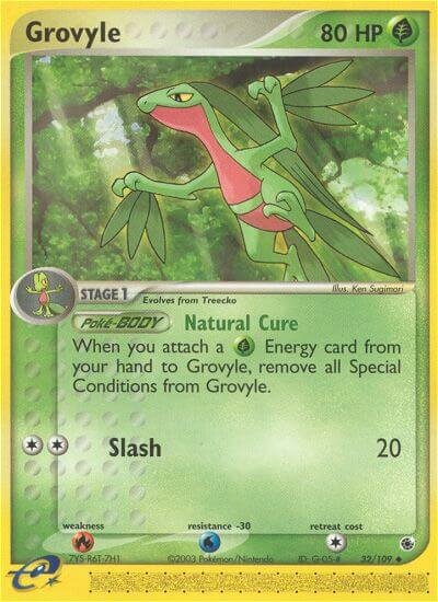 Grovyle 032/109 — EX Ruby & Sapphire (English Pokémon TCG card)