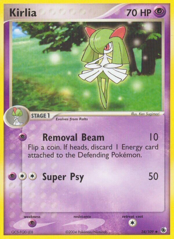 Kirlia 034/109 — EX Ruby & Sapphire (English Pokémon TCG card)